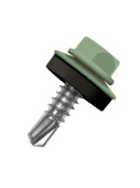 Кровельный саморез по металлу Daxmer 4,8x19 RAL 6017 (400 шт) сверло №2