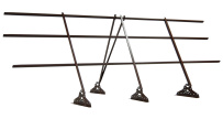 Кровельное ограждение Grand Line RAL 8017, 1200 мм x 3 м