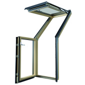Террасное окно (верхнее) Fakro FOP-X P50 78x140 RAL7016