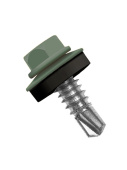 Кровельный саморез по металлу Daxmer 5,5x25 RAL 6020 (250 шт) сверло №3