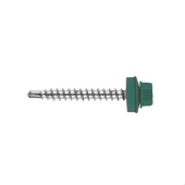 Кровельный саморез по дереву Daxmer 4,8x35 RAL 6036 (250 шт) сверло №1
