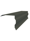 Торцевая фигурная планка 100x85 Grand Line с покрытием Satin Matt 0,5 мм RAL 7016