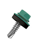 Кровельный саморез по металлу Daxmer 4,8x19 RAL 6026 (5000 шт) сверло №2