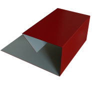 Планка П-образная завершающая сложная 20x30 Grand Line с покрытием Drap TX 0,45 мм RAL 3005