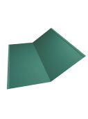 Планка нижней ендовы 300x300 Grand Line с покрытием Satin 0,5 мм RAL 6005