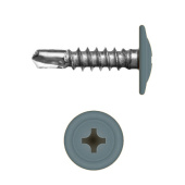 Саморез с прессшайбой по металлу 4,2x16 RAL 7012 (1000 шт)