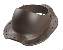 Проходной элемент Vilpe Aalto 2K Шоколадный для металлочерепицы с профилем Adamante