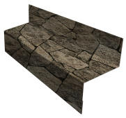 Отлив межэтажный 45 Grand Line с покрытием Print Elite 0,45 мм King Stone TwinColor