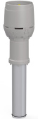 Вентиляционный выход Vilpe Flow 125C/ИЗ/400 Светло-серый