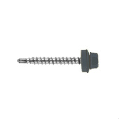 Кровельный саморез по дереву Daxmer 4,8x35 RAL 7021 (250 шт) сверло №1