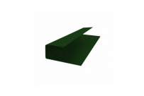 J-Профиль 12мм 0,5 Velur без плёнки RAL 6005