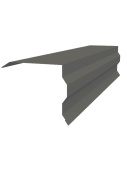 Торцевая фигурная планка 100x85 Grand Line с покрытием Satin Matt 0,5 мм RAL 7024