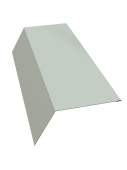 Карнизная планка 100x65 Grand Line с покрытием Satin 0,5 мм RAL 9003