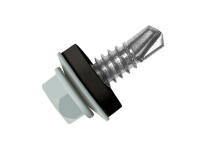 Кровельный саморез по металлу Daxmer 5,5x32 RAL 7042 (250 шт) сверло №3