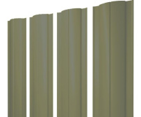 Штакетник Grand Line Круглый с покрытием Полиэстер 0,45 мм RAL 7005