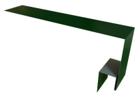 Планка околооконная сложная Блок-Хаус new 200x75x27 Grand Line с покрытием Satin 0,5 мм RAL 6005