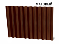 Профнастил С21-1000 0,5 мм под дерево матовый Cherry wood