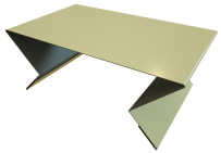 Планка угла внутреннего составная верхняя Grand Line с покрытием Полиэстер 0,45 мм RAL 1014