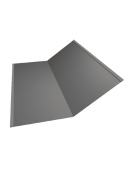 Планка нижней ендовы 300x300 Grand Line с покрытием Satin 0,5 мм RAL 7024