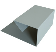 Планка П-образная завершающая сложная 20x30 Grand Line с покрытием Полиэстер 0,45 мм RAL 9006