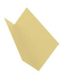 Планка примыкания 130x160 Grand Line с покрытием Satin 0,5 мм RAL 1015