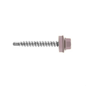 Кровельный саморез по дереву Daxmer 4,8x35 RAL 7036 (250 шт) сверло №1