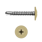 Саморез с прессшайбой по металлу 4,2x25 RAL 1002 (500 шт)