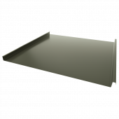 Двойной стоячий фальц Grand Line RAL 8022 с покрытием Velur 0.5 мм
