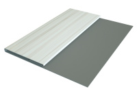 Планка стартовая Блок-Хаус new Grand Line с покрытием Print Elite 0,45 мм White Wood TwinColor
