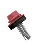 Кровельный саморез по металлу Daxmer 5,5x25 RAL 3003 (250 шт) сверло №3