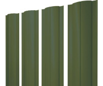 Штакетник Grand Line Круглый с покрытием Satin 0,5 мм RAL 6005