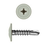 Саморез с прессшайбой по металлу 4,2x19 RAL 7038 (1000 шт)