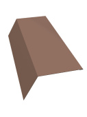 Карнизная планка 100x65 Grand Line с покрытием Satin 0,5 мм RAL 8004