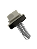 Кровельный саморез по металлу Daxmer 5,5x25 RAL 7039 (250 шт) сверло №3