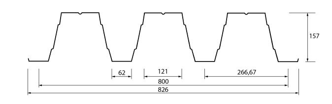 черетеж профлиста СКН157-800 черетеж профлиста СКН157-800