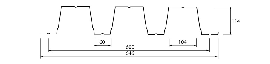 профнастил н114-600