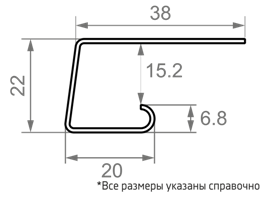 Джей профиль винилон схема