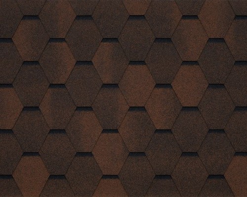 Гибкая черепица Tegola Garda Marrone 439