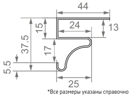 карнизный молдинг винилон схема