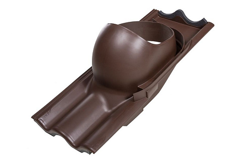 Проходной элемент Vilpe Tiili XL Коричневый для цементно-песчаной черепицы