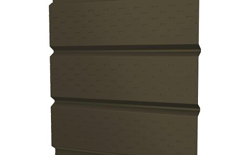 Металлический софит с полной перфорацией Grand Line с покрытием Полиэстер 0,45 мм RAL 9005