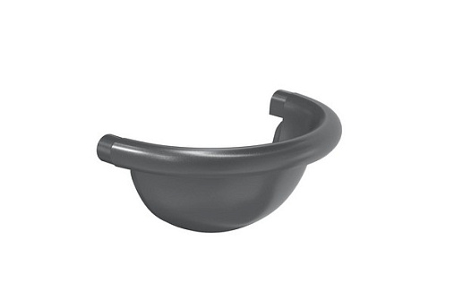 Полукруглая заглушка желоба Aquasystem Премиум 150 мм, Pural, RR 23