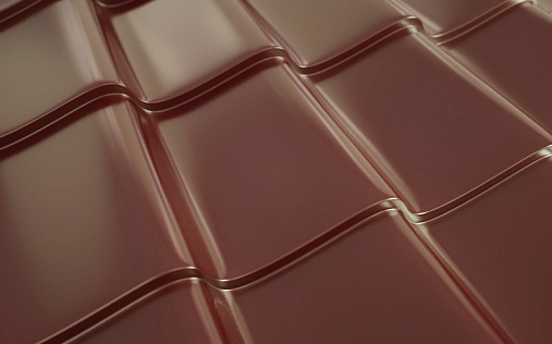 Профиль декоративный Супермонтеррей RAL 3005 с покрытием VikingMP 0.45 мм