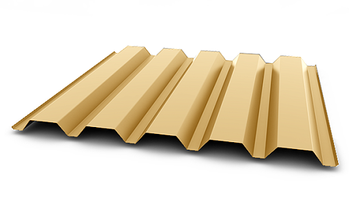 Профнастил С44-1000 (A,B) с покрытием Полиэстер 0.45 мм RAL 1035