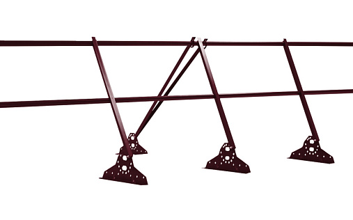 Кровельное ограждение Grand Line RAL 3005, 900 мм x 3 м