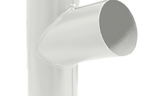 Тройник трубы Grand Line 90 мм RAL 9003