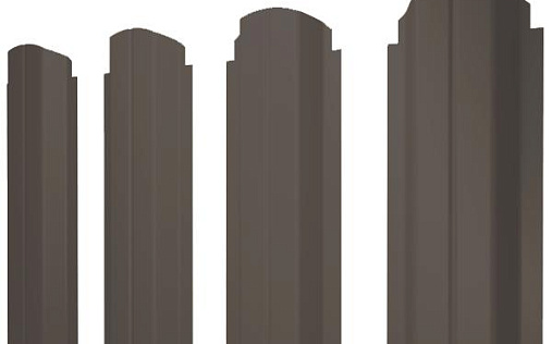 Штакетник фигурный Grand Line П-образный B с покрытием Полиэстер двусторонний 0,45 мм RR 32