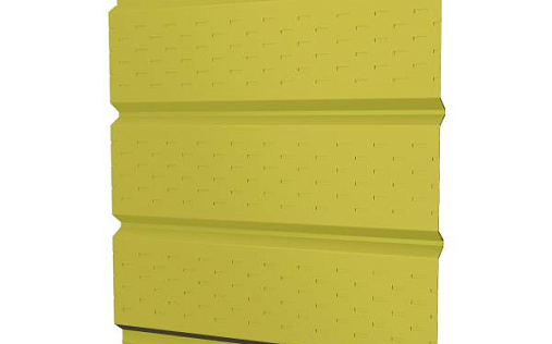 Металлический софит с полной перфорацией Grand Line с покрытием Полиэстер 0,45 мм RAL 1018