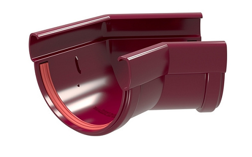 Угол желоба ПВХ 135 градусов Grand Line Дизайн 135/90 RAL 3005