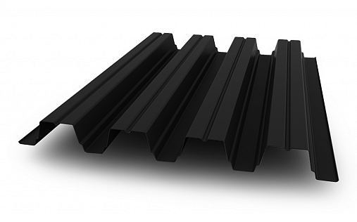 Профнастил Н75-750 0,7 мм Полиэстер RAL 9004